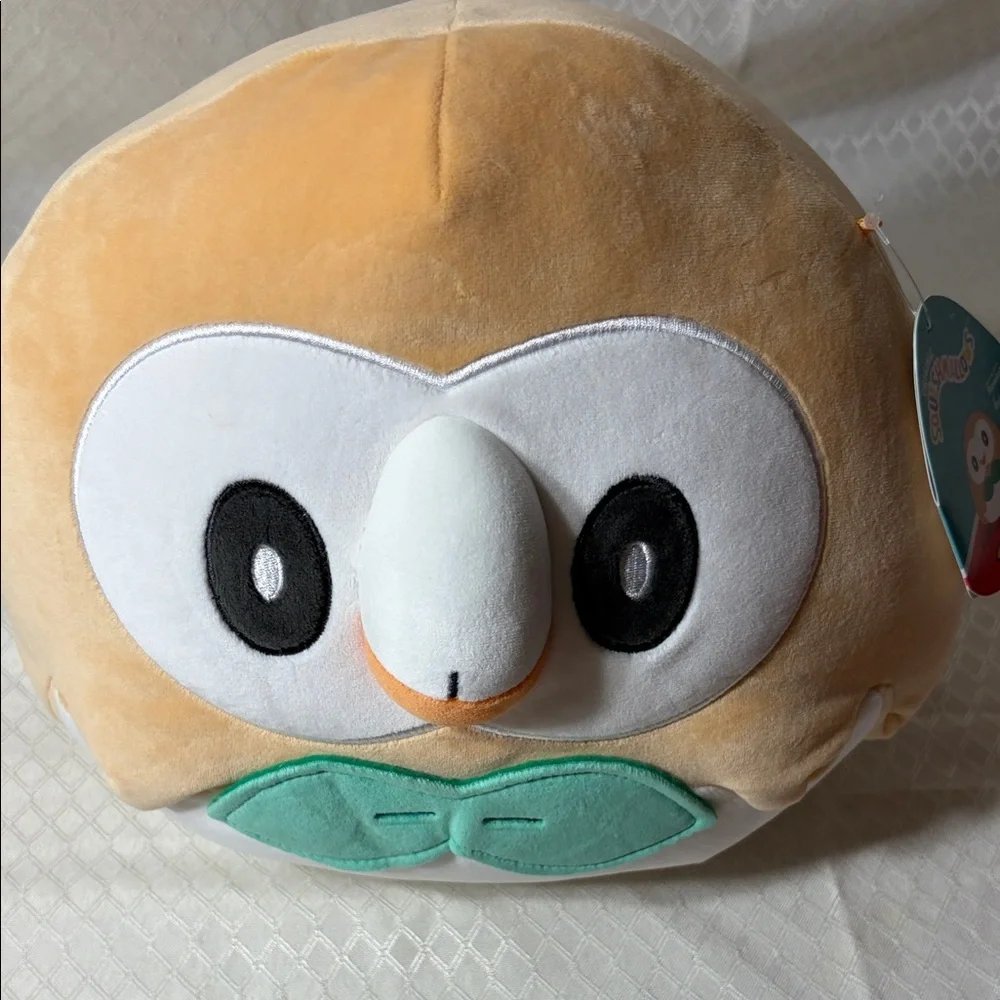 Plush Bird Toy - Tan and White